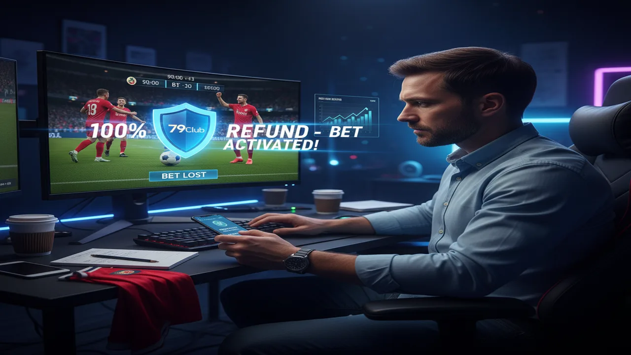 Bảo hiểm thua cược bóng đá hoàn tiền 100% 79Club