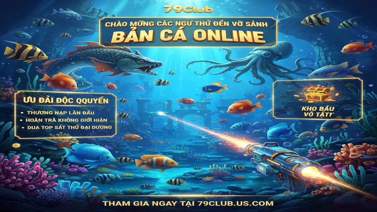 Ưu đãi đặc quyền dành cho sảnh Bắn Cá Online 79Club