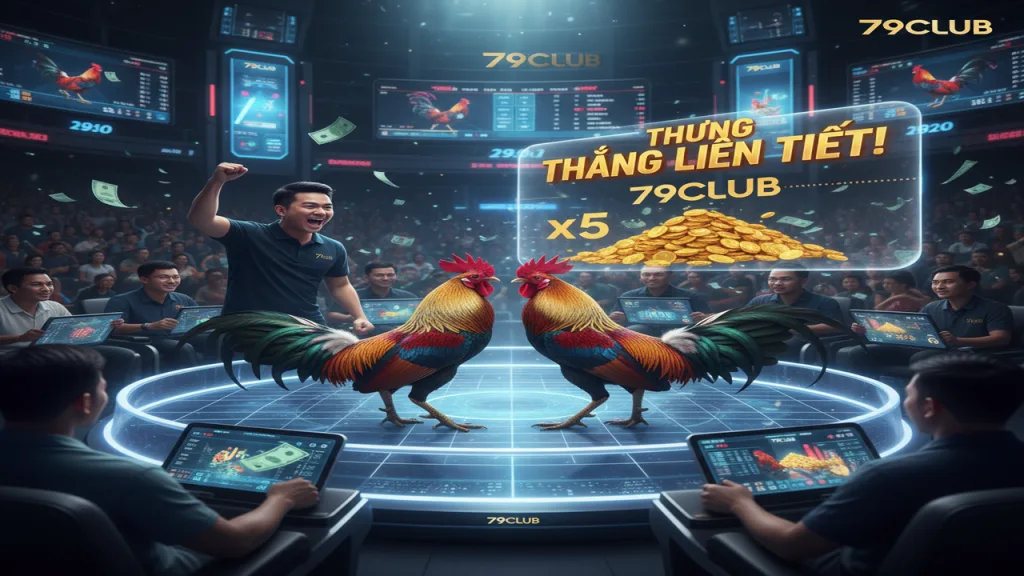 Thưởng thắng liên tiếp trong Đá Gà trực tiếp 79Club