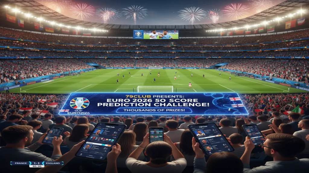 Dự đoán tỷ số Euro 2026 nhận quà cực lớn 79Club