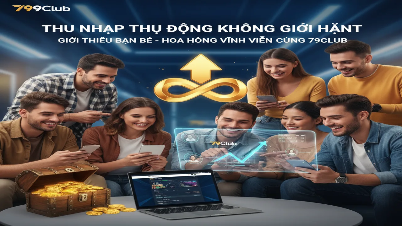 Giới thiệu bạn bè nhận hoa hồng vĩnh viễn 79Club