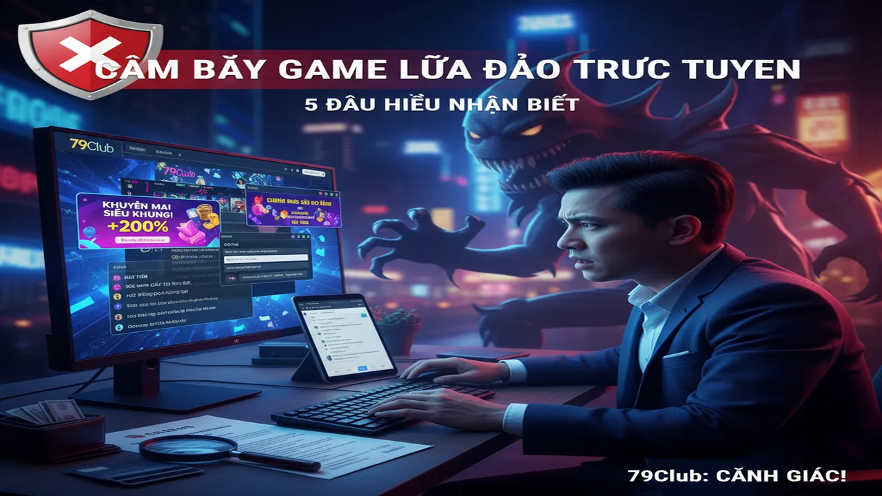 5 cách nhận biết cổng game bài lừa đảo 79Club