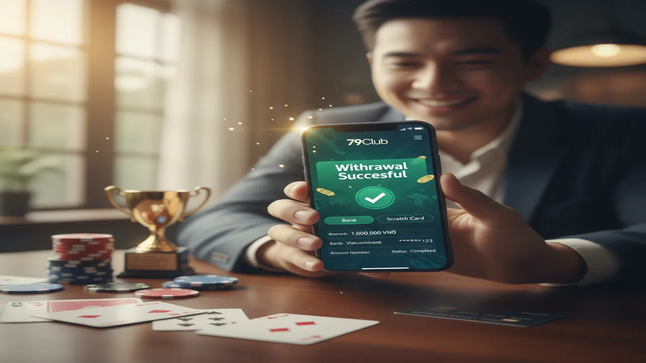 hướng dẫn về cách Rút tiền 79Club